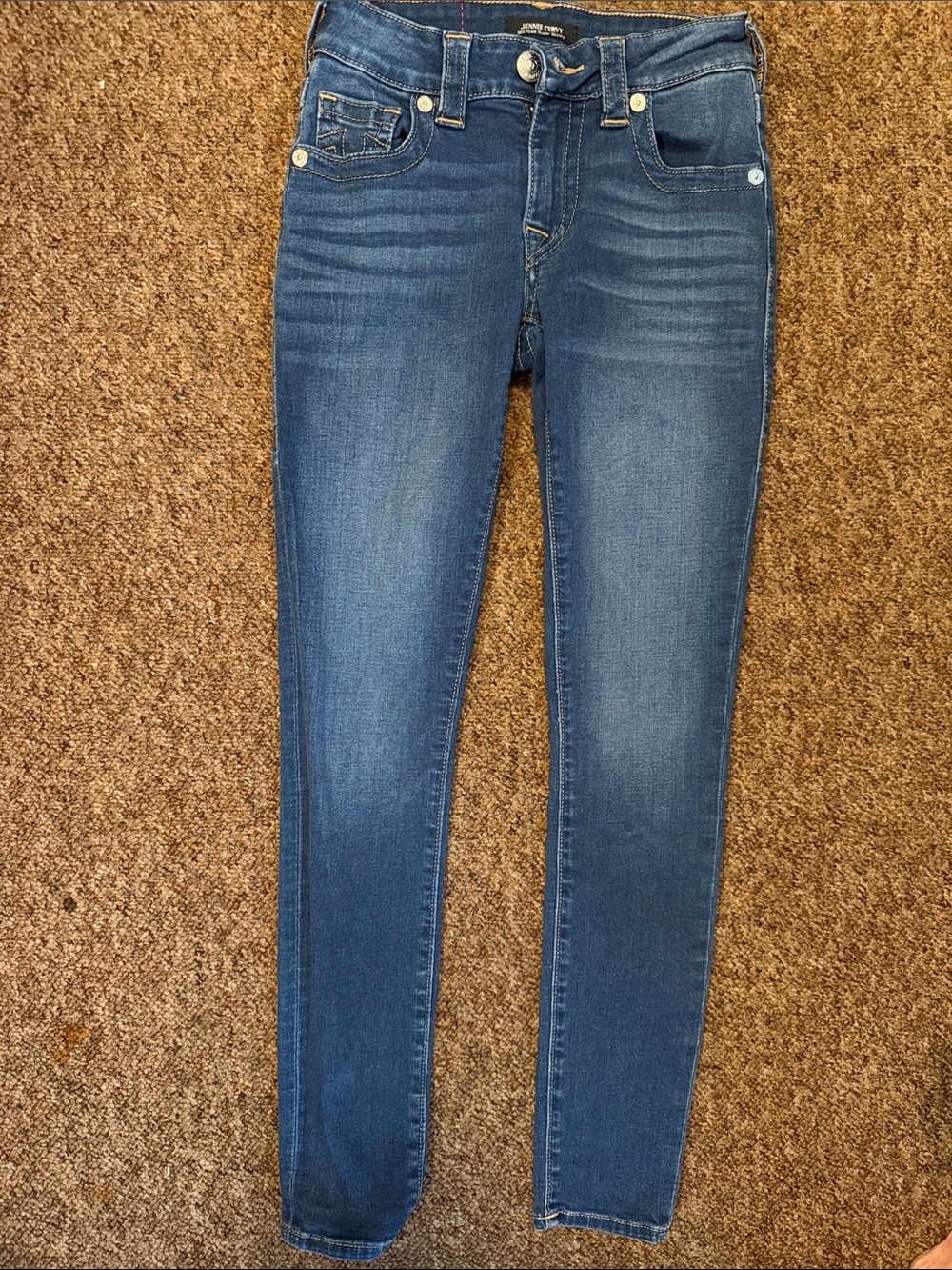 True Religion Jennie curvy  super skinny Mid-Rise Jeans